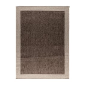 Garten Teppich - Nusa Border Braun Beige - product