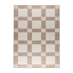 Geometrischer Outdoor Teppich - Faro Blocks Beige - product
