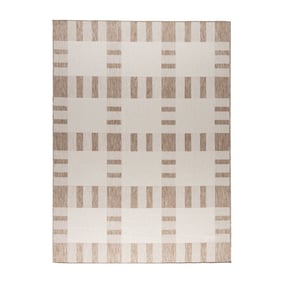 Geometrischer Outdoor Teppich - Faro Tiles Beige - product