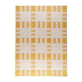 Geometrischer Outdoor Teppich - Faro Tiles Gelb - product