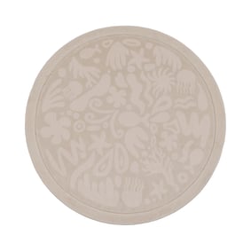 Waschbare Spielmatte Rund - Flo Beige - sfeer