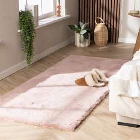 Hochflor Läufer - Comfy Supreme Rosa