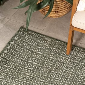 Garten Teppich - Nusa Lines Grün Creme - product
