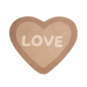 Waschbarer Kinderteppich - Lexi Heart Rosa - product