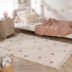 Teppich Kinderzimmer - Lou Dots Taupe