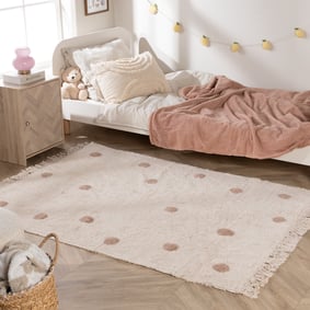 Teppich Kinderzimmer - Lou Dots Taupe