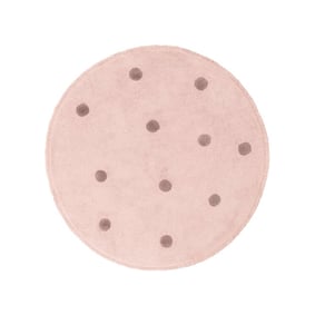 Teppich Kinderzimmer Rund - Lou Dots Lila - product