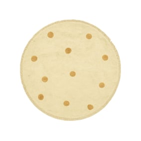 Teppich Kinderzimmer Rund - Lou Dots Gelb - product