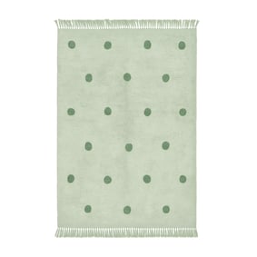 Teppich Kinderzimmer - Lou Dots Grün - sfeer