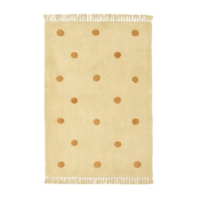 Teppich Kinderzimmer - Lou Dots Gelb - sfeer