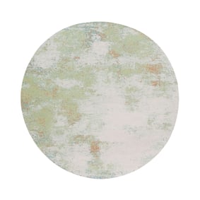 Teppich Abstrakt Rund - Candice Mint - sfeer