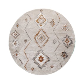Berberteppich Rund - Blend Aztec Beige - product