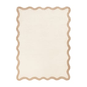 Waschbarer Teppich - Hazy Beige Creme - sfeer