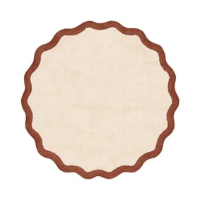 Waschbarer Teppich Rund - Hazy Braun Creme - product