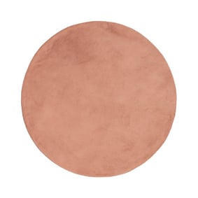 Flauschiger Teppich Rund - Cozy Rosa - product