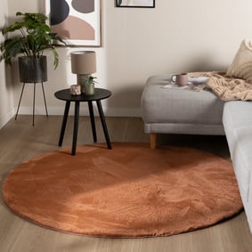 Flauschiger Teppich Rund - Cozy Terra