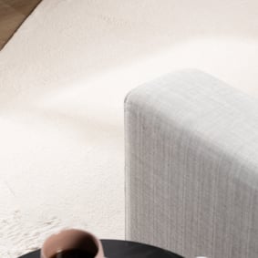 Flauschiger Teppich - Cozy Pebble Creme - product