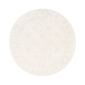 Teppich Blumen Rund - Celine Creme - product