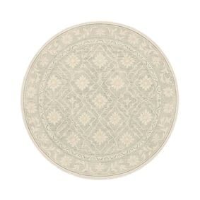 Teppich Blumen Rund - Celine Grün - product