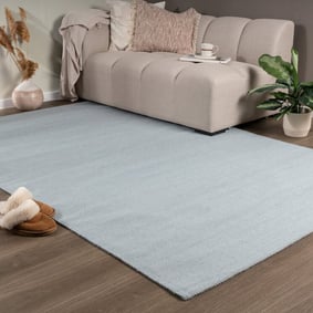 Wollteppich - Reno Blau