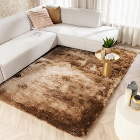 Hochflor Teppich - Glorious Taupe