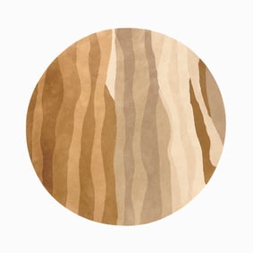 Wollteppich Rund - Liora Braun - product