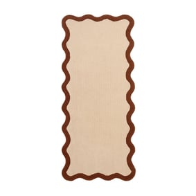 Waschbarer Läufer - Hazy Braun Creme - product