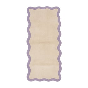 Waschbarer Läufer - Hazy Lila Creme - product