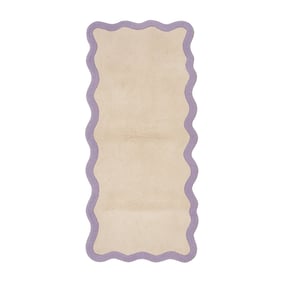 Waschbarer Läufer - Hazy Lila Creme - sfeer