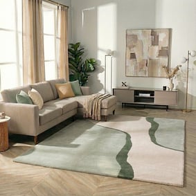 Wollteppich - Vienna Grün