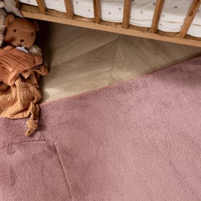 Kinderteppich Waschbar - Coco Auto Dunkelrosa - product