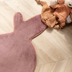 Kinderteppich Waschbar - Coco Birne Dunkelrosa - product