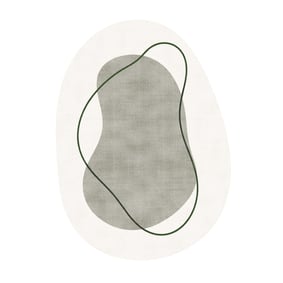 Teppich Organisch - Elyra Beige Grün - product