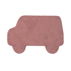 Kinderteppich Waschbar - Coco Auto Dunkelrosa - product