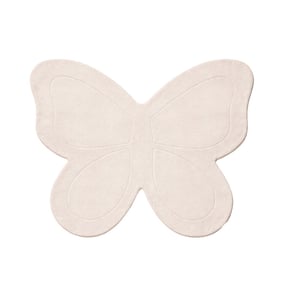 Kinderteppich Waschbar - Coco Schmetterling Beige - product