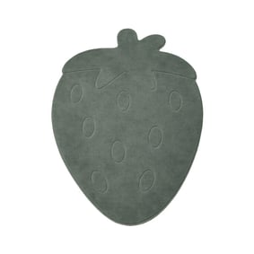 Kinderteppich Waschbar - Coco Erdbeere Dunkelgrün - product