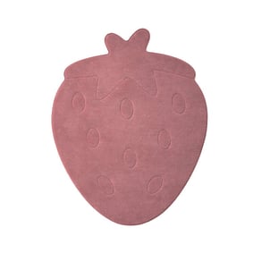 Kinderteppich Waschbar - Coco Erdbeere Dunkelrosa - product