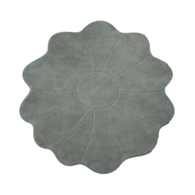 Kinderteppich Waschbar - Coco Blume Dunkelgrün - product