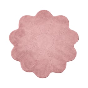 Kinderteppich Waschbar - Coco Blume Dunkelrosa - sfeer