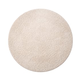 Flauschiger Teppich Rund - Bobby Creme - sfeer