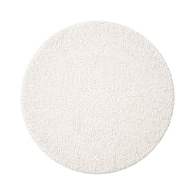 Flauschiger Teppich Rund - Bobby Weiß - product