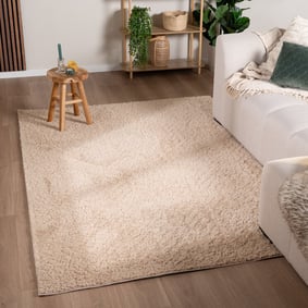 Flauschiger Teppich - Bobby Beige