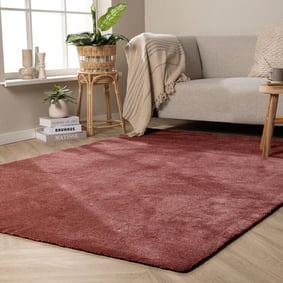 Waschbarer Teppich - Clean Rosa