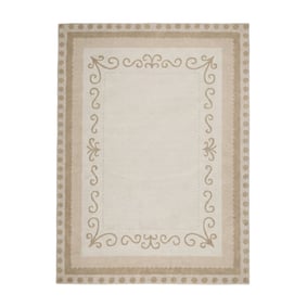 Baumwollteppich - Nola Border Creme - product