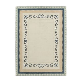 Baumwollteppich - Nola Border Grün - product