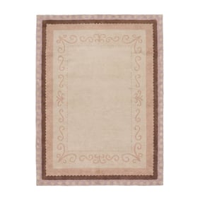 Baumwollteppich - Nola Border Beige - product