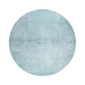 Waschbarer Teppich Rund - Clean Hellblau - sfeer