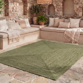 In- & Outdoor Jute Teppich - Bali Grün