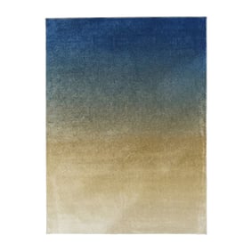 Teppich Abstrakt - Mellow Blau Gelb - product