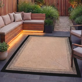 In- & Outdoor Teppich - Florence Schwarz